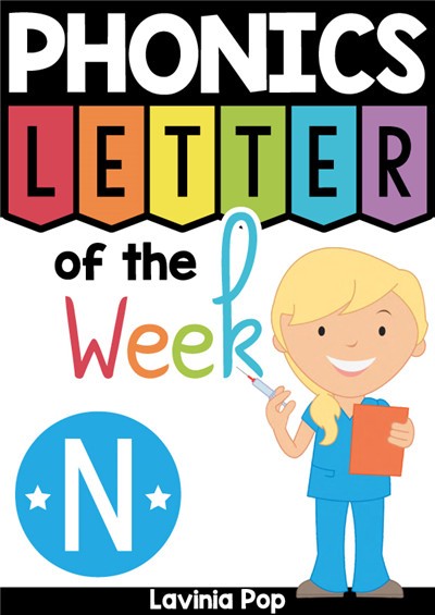 儿童自然拼读字母书《Phonics Letter Of The Week》